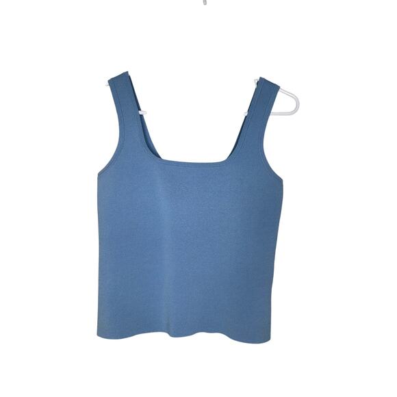 Express Women’s Blue Cropped Tank Top - Picture 1 of 6